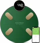 Vannitoa kaalud Healthfun Bluetooth, keha koostise anal&uuml;&uuml;s, 180 kg