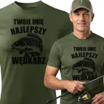 Meeste kiiresti kuivavad kalurite T-s&auml;rgid nimedega, XL, khaki v&auml;rv