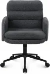 Kontoritool Youhauchair, reguleeritav, karvaga, tumehall, 360&deg; p&ouml;&ouml;ratav