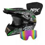 Must krossikiiver XL prillidega ATV-le, Endurole, BMXile, MTBle, rollerile