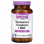 Bluebonnet Nutrition toidulisand gl&uuml;koosamiini, kondroitiini ja MSM-iga, 120 kapslit