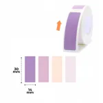 Kleepsud NIIMBOT D110/D110_M, v&auml;rvilised, 14x30 mm, 210 tk