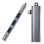 USB jagaja HUB, 4 pesa, USB-C, USB 3.0/2.0