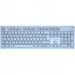 Traadita klaviatuur CANYON HKB-W01 UK/US, sinine, AAA patareid