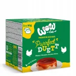 WOW CAT Purrfect Duett kana pasteet kastmega, 2 x 80 g