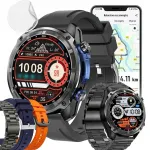 Meeste nutikell GPS, AMOLED, kaardirakendus, 4 GB, 860 mAh, must