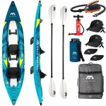 Aqua Marina STEAM-412 kanoe 2-kohaline, 412 cm, 2 aeru KP-1 ja EP-T16 pump