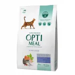 Optimeal kuivtoit steriliseeritud kassidele, l&otilde;hega, 4 kg