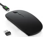 Juhtmevaba laetav Bluetooth hiir s&uuml;learvutile