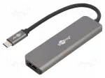 GOOBAY USB 3.2 jaotur, LED, hall