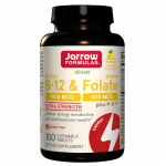Toidulisand Jarrow Met&uuml;&uuml;l B-12 & Met&uuml;&uuml;l foolhape, 100 tabletti
