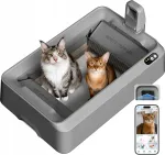 Isepuhastuv avatud kasside tualett PetKit Purobot Crystal Duo 82 x 51 cm