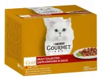 Gourmet Gold kassitoit, 24 x 85 g, t&uuml;kid kastmes, valmistatud Saksamaal