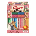 Kreemised kassimaitsed INABA CHURU BITES kanaga, mitme maitsega, 16 x 10 g