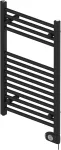 ADAX Comfort vannitoa radiaator, 300 W, must, termostaadiga, IP44
