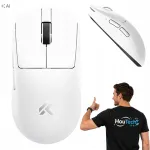 Juhtmevaba m&auml;nguhiir MCHOSE A7V3PRO, 42000 DPI, Bluetooth, valge