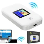 Mobiilne 4G LTE ruuter LCD-ga, 3000 mAh, WiFi kuni 150 m&sup2;