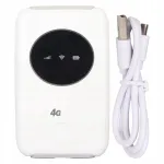 Mobiilne 4G LTE marsruuter SIM-kaardiga, WiFi, 150 Mb/s, valge, kuni 10 kasutajat