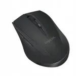 Traadita hiir LogiLink ID0032B, ergonoomiline, must, Bluetooth 5.0