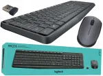 Traadita Logitech klaviatuur vedelikekindel ja hiir, grafiidihall