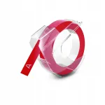 3D etiketilint DYMO Omega printerile, punane, 12 mm