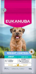 EUKANUBA Adult Small/Medium Weight Control koeratoit, 15 kg