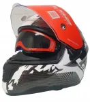 Motorratturi kiiver LS2 FF320 Stream Evo Hype, XXL suurus
