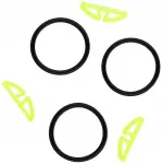MIKADO reguleeritavad fluo konksud suurus M, 3 tk.