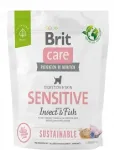 Kuiv koeratoit BRIT CARE Sustainable Sensitive kalade ja putukatega, 1 kg
