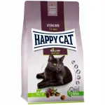 Kuiv toit steriliseeritud kassidele Happy Cat lambalihaga, 10 kg
