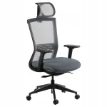 Kontoritool HOPE, ergonoomiline, hall, v&otilde;rgust, p&ouml;&ouml;ratav