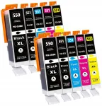 Tintikassetid PGI-550 XL CLI-551 XL, sobivad Canon Pixma IP7250 MG5650 MG5550