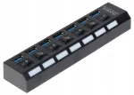 HUB-USB3.0 USB jagaja, 7 porti