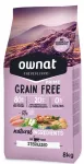 Ownat PRIME Sterilized teraviljavaba kuivtoit kassidele kanaga, 8 kg