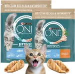 PURINA ONE Light kanaliha kuivtoit kassidele, 2 x 750 g, kehakaalu kontrolliks