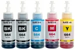 Epson T6641-T6644 XL tindikomplekt, 5 tk, Ecotank L3070/L3060/L3050 jaoks