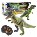 Interaktiivne puldiga juhitav dinosaurus lastele LED-tuled ja helidega