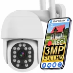 V&auml;lis-WiFi IP-kaamera, 3MP, Full HD, p&ouml;&ouml;rlev, liikumisanduriga, 4x suum, signaal