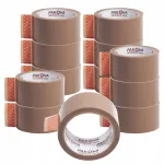 Pruun kleepuv pakketeip Pakova 48 mm x 66 m, 12 tk