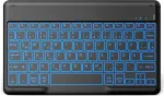 Traadita Bluetooth QWERTZ klaviatuur must, &uuml;hilduv PC, iOS, Android, Mac OS-ga