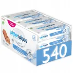 Niisked salvr&auml;tikud WaterWipes BIO, 9 x 60 tk, 99,9% vett, tundlikule nahale