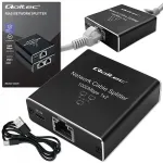 V&otilde;rgujaotur SWITCH 1x2, RJ45, 1000Mbps, USB-C, alumiinium
