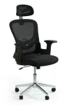 Kontoritool V3-2, ergonoomiline, reguleeritava nimmetoega, must