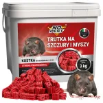 M&uuml;rgid hiirtele ja rottidele Red Cube Bromadiolone 3 kg