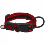 Koera kaelarihm Active Dog Fluffy M, punane, 2,5x33-48 cm