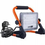 LED halogeen ehitusvalgusti 50W 5500lm statiiviga, 230V, kaabli ja pistikuga