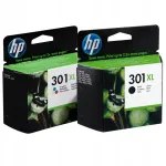 HP 301XL must + v&auml;rviline tindid CH563EE CH564EE, sobivad DeskJet 2320, 2710, 2720 printeritele