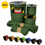 Paracord n&ouml;&ouml;r EDCX 4 mm, 50 m, Moss, valmistatud Poolas