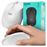 Logitech M221 traadita hiir, 1000 DPI, vaikne, valge, nano USB