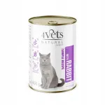 4Vets Natural steriliseeritud kassitoit konserveeritud j&auml;neselihaga, 400 g